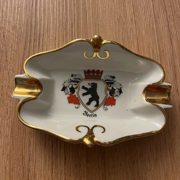 Other - VTG Gerold Porzellan Tettau Bavaria W. Germany Porcelain Souvenir Ashtray Berlin
